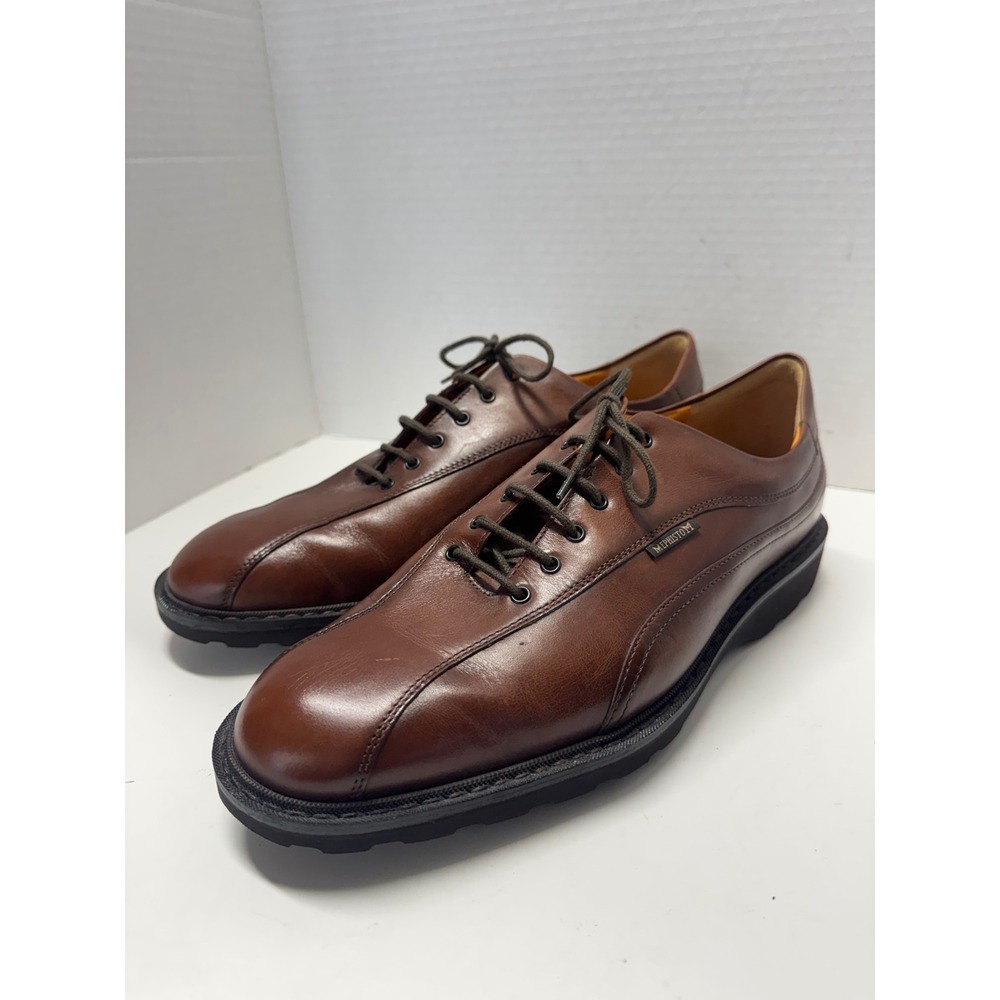 Mephisto Goodyear Welt Brown Leather Oxfords Mens 8.5 US 8 EUR 125017212